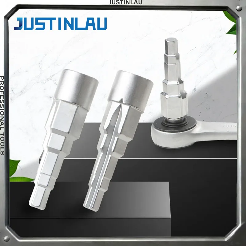 JUSTINLAU 1PC with 1/2 Inch Square Wrench Square Head Step Head Valve Water Extraction Disassembly Ratchet Wrench Manual Tools