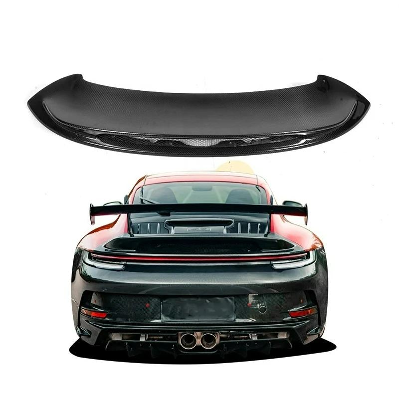 

FOR Carrera/Carrera 911 992 S (2018) GT3 Upgrade Dry Carbon Fiber Rear Spoiler Base Automotive Component