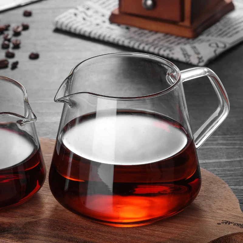 OANKR 400ml Clear Coffee Server, Manual Pour Over Coffee Beaker and Tea Steeper, Heat-resistant Glass, Barista Accessories Gift - view 5
