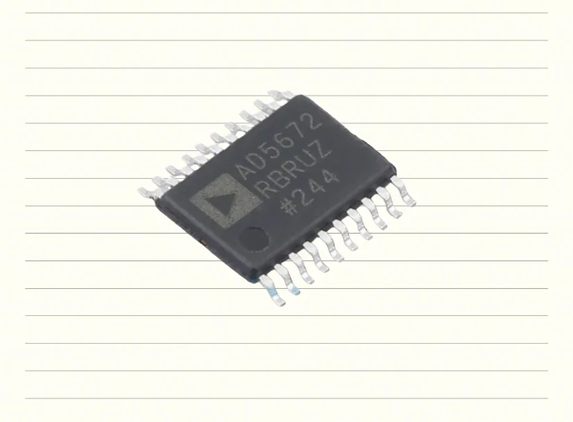 AD5672RBRUZ package TSSOP20 digital to analog converter 8-channel 12/16 bit DAC+, built-in 2 ppm/℃ reference voltage source and
