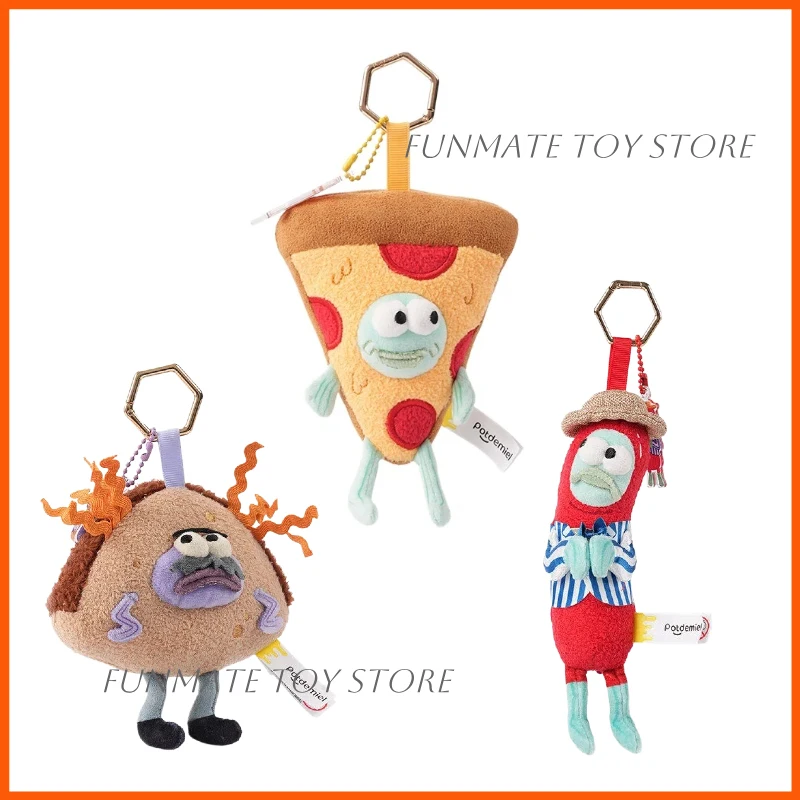Colgante de peluche de Pez de Bob Esponja para mochila y llavero, accesorio decorativo suave y lindo para decoración de coche y bolso