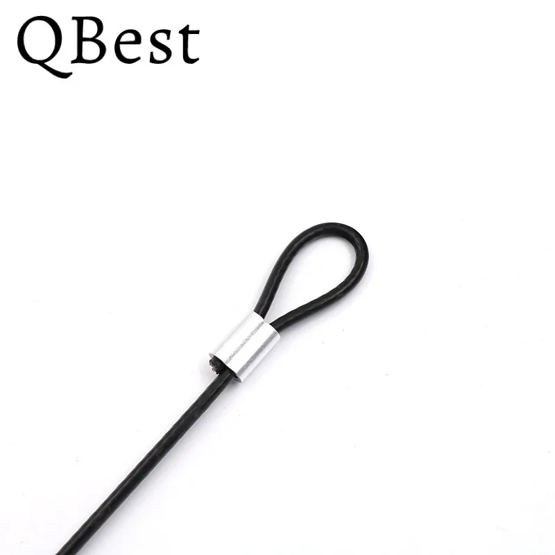 5M/10M Black Coated 304 Stainless Steel Wire Rope PVC Coated Flexible Soft Cable Clothesline Diameter 0.8/1/1.5/2/2/3/4mm