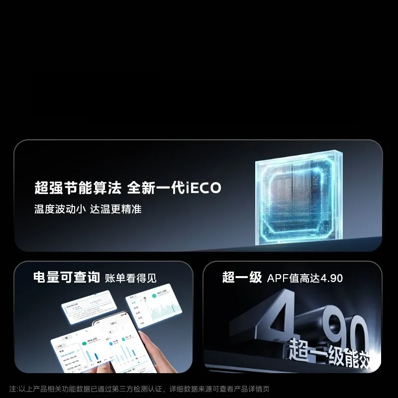 Electric air duct machine, large 3-horse household one-to-one, living room first-class energy efficiency frequency conversion