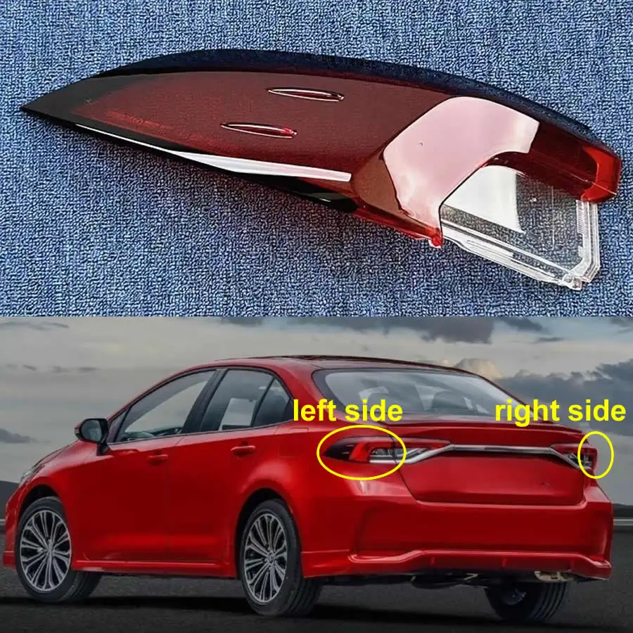 

Для Toyota Corolla 2019 2020 2021-2023 Сменная внешняя крышка заднего фонаря Задний фонарь Задние стоп-сигналы Маска из плексигласа