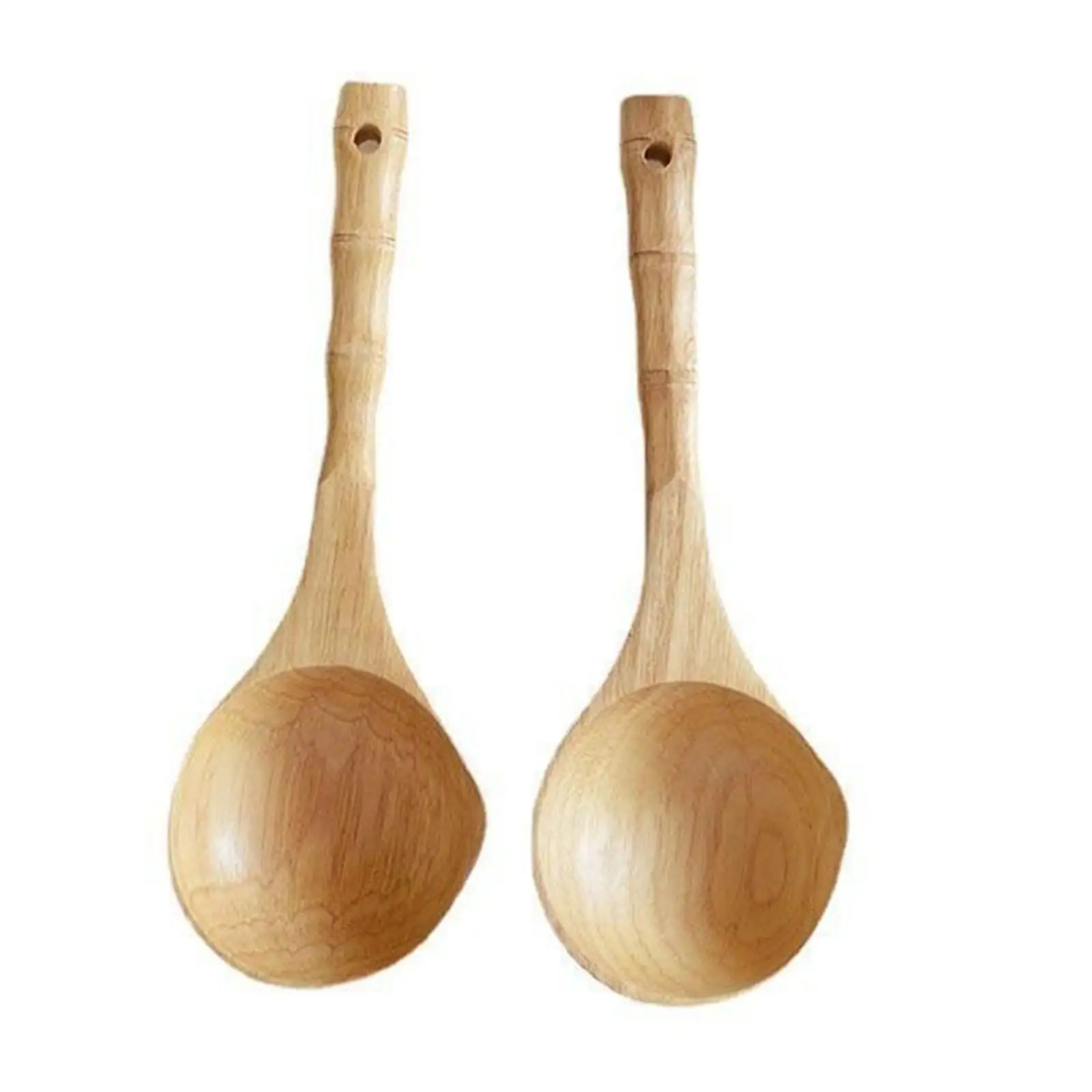 Sauna Ladle Multipurpose Aesthetic Sturdy with Hanging Hole Spoon Ladle Wood Bath Scoop for Gardening Bathing Bathroom Home