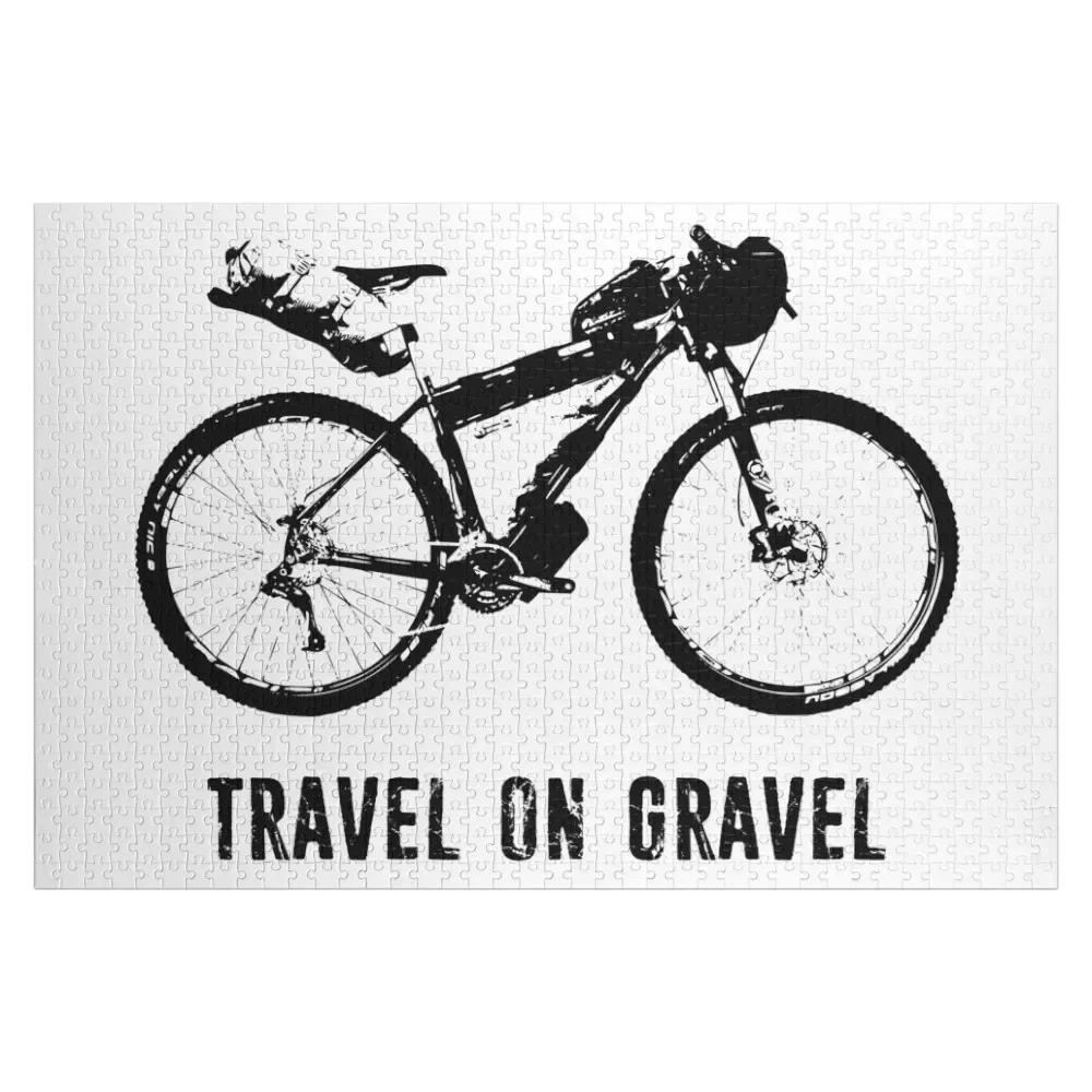 Travel On Gravel Bikepacking Jigsaw Puzzle Novel Toys For Children 2022 Custom Gift Puzzle