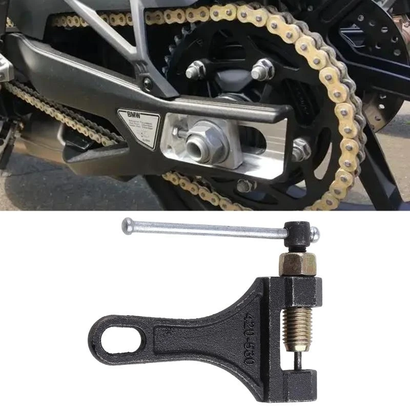 420-530 Motorcycle Chain Breaker Roller Chain Cutter Breaker Detacher Splitter Motorcycle Chain Rep Tools