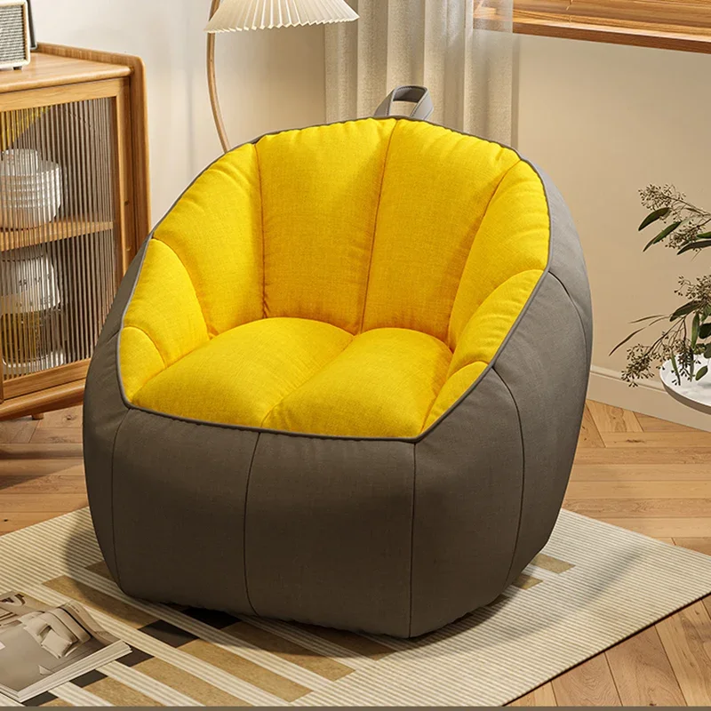 Minimalist Ergonomic Bean Bag Sofas Couch Giant Fluffy Sitting Bean Bag Sofas Reading Moder Divani Soggiorno Home Furnitures