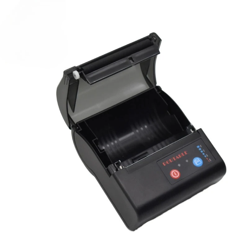 طابعة صغيرة محمولة 80 مم 3 بوصة استلام حراري لحزام بطارية جيب الهاتف المحمول اختياري
