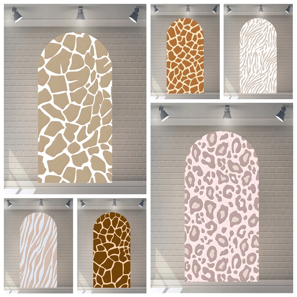 

Leopard Print Giraffe Adults Women Birthday Party Arch Backdrop Custom Kids Room Photography Poster Decor Prop Studio Background