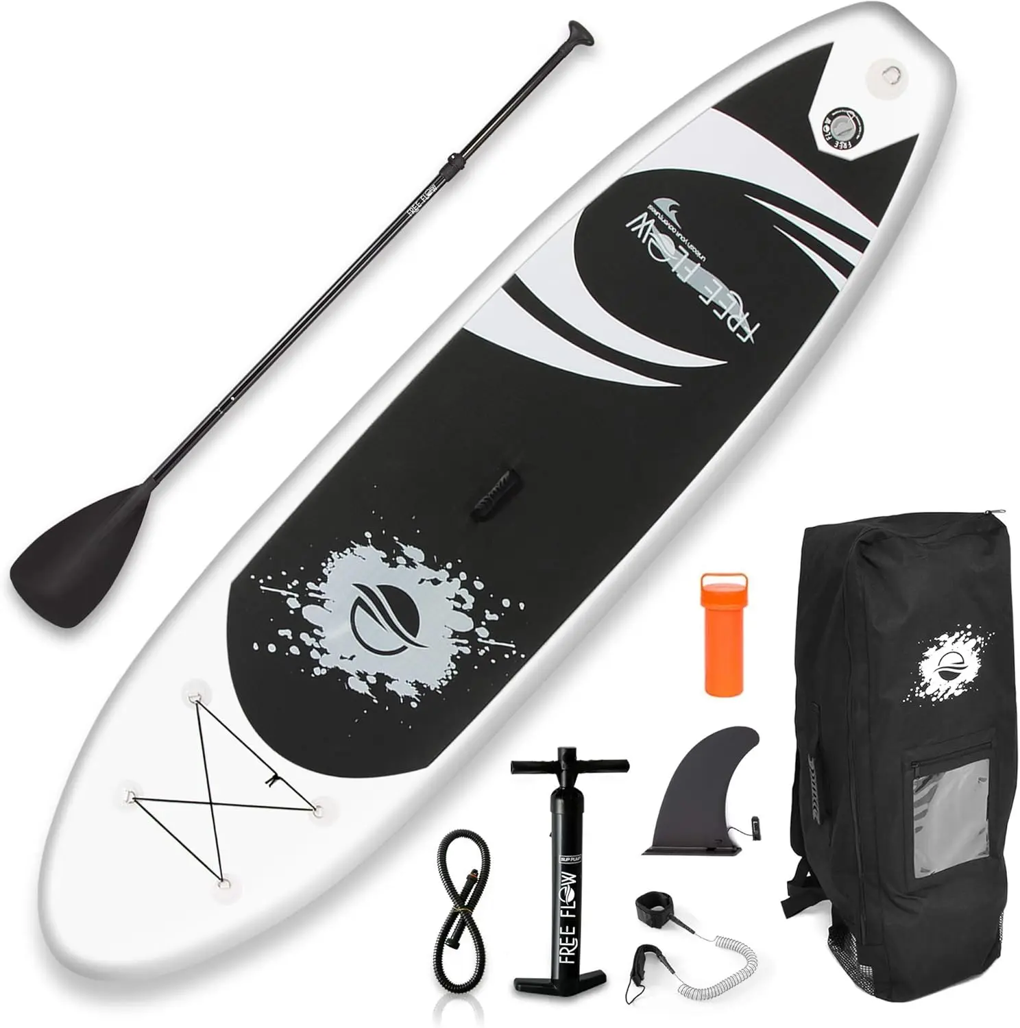 

Stand up Paddle Board Inflatable - Non-Slip SUP Paddle Board Paddle, Pump, Leash, and Accessories - Fun Water inflatable paddle