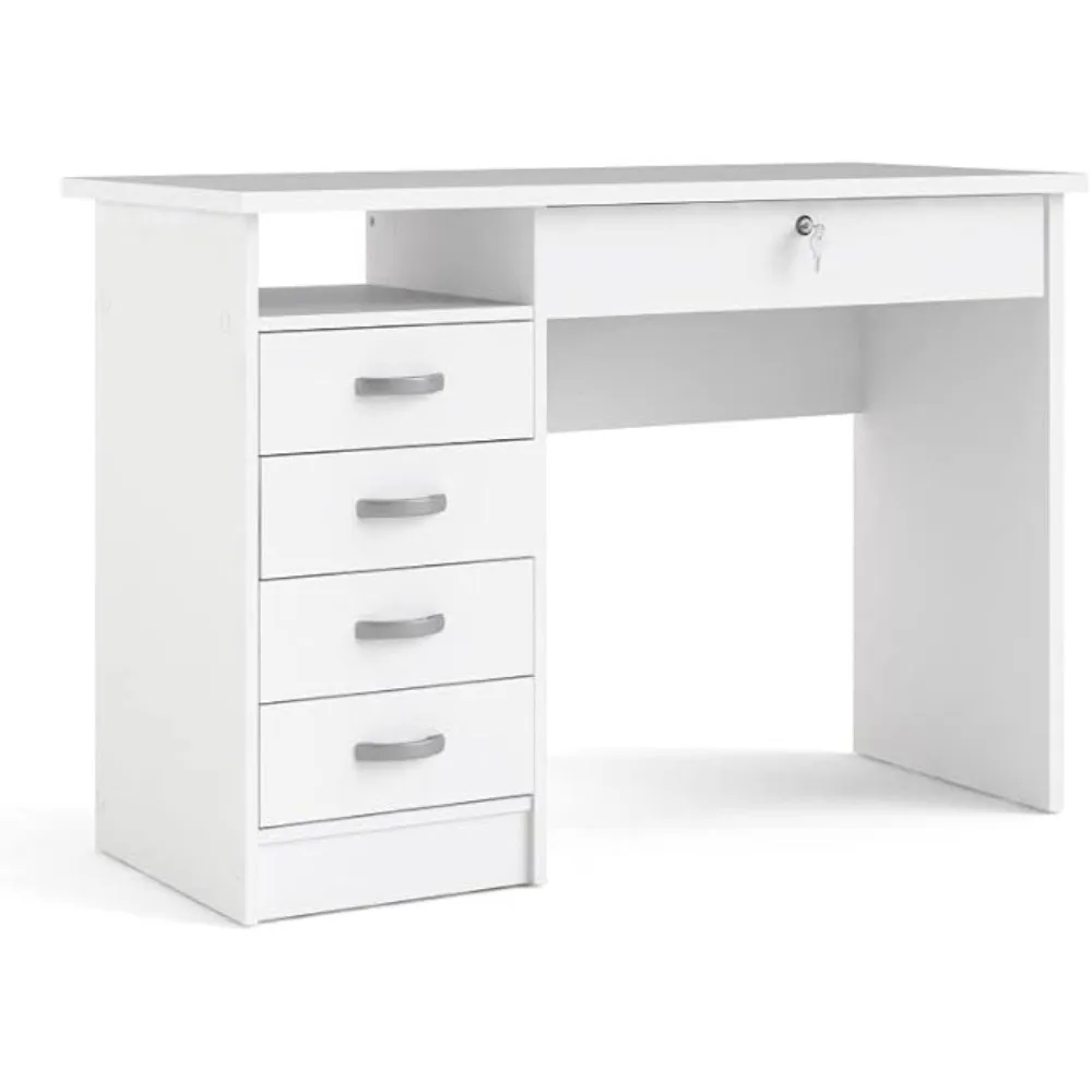 Mesa Walden com 5 gavetas