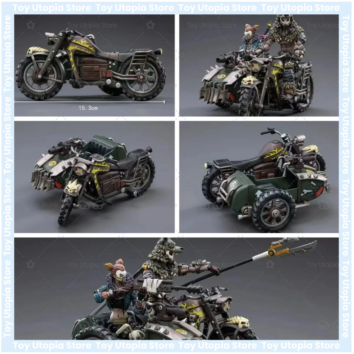 JOYTOY 3,75 pulgadas, motocicleta The Cult Of San Reja Luyster C30, modelo de juguete Anime, envío gratis, 1/18