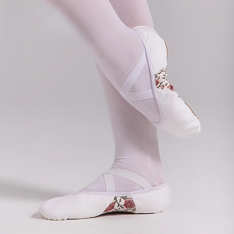 S.lemon Ballet Shoe,Girls Elastic Ballet Slippers Stretch Canvas Ballerina Dance Shoes for Kids Adult dancing women