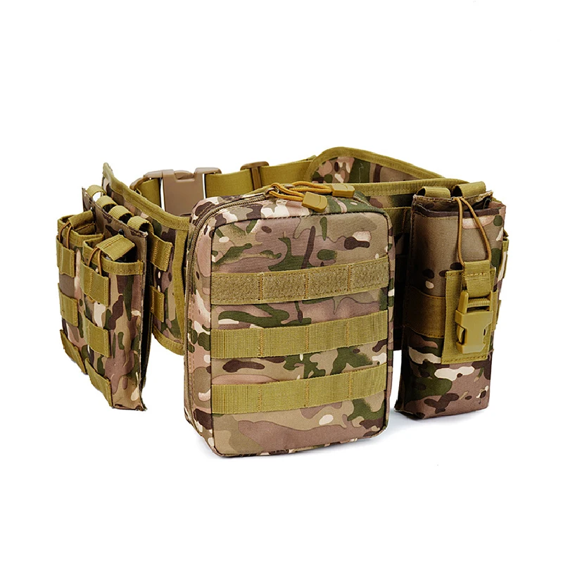 Imagem -04 - Bolsas de Cintura dos Homens Oxford Multi-função Outdoor Sport Belt Cintura Packs Viagem Multi-bolsos Fanny Pack Peito Bolsa Masculino de Alta Qualidade