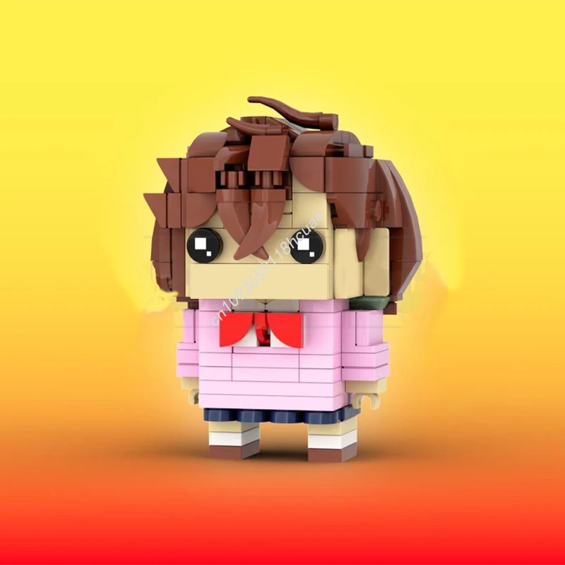 

250 шт. MOC Momo Ayase DanDaDanss Brickheadz строительные блоки логическое мышление космическое воображение решает рождественскую игрушку в подарок