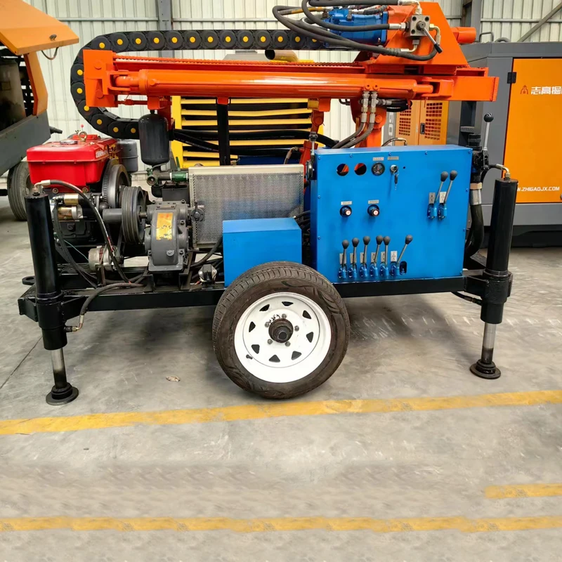 

Crawler Hydraulic 100m Water Well Drilling Rig Machine Portable 150m Deep Water Well Borehole Drilling Rig Machine