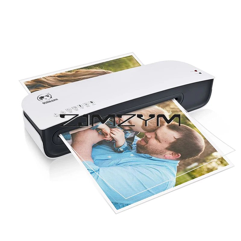 SL289  Pouch Laminator Machine Set A4 Size Hot and Cold Lamination 2 Roller System for A4/A5/A6 Pouches Paper Cutter