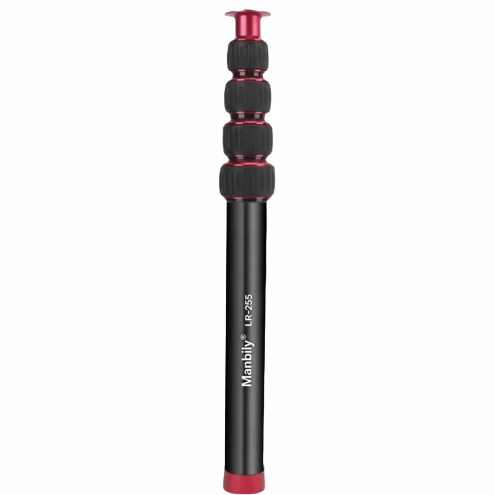 Aluminum Alloy Camera Monopod 13.2-42.5in 33.5-108cm Tripod Extension Rod 5 Section Durable Gimbal Extension Pole For Smartphone
