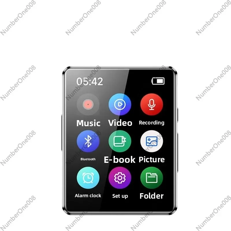 Bluetooth 5.0 MP3 Player with E-book Reader, Voice Recorder, FM Radio, Portable Music Player, Sports MP4