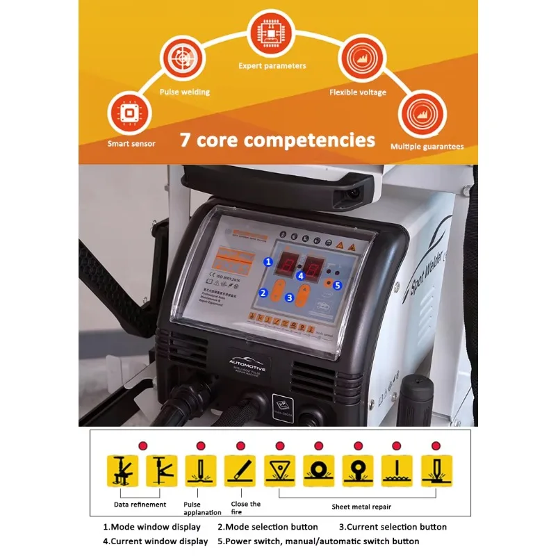 Auto Spot Dent Puller Machine Dent Remover For Iron Car Body Repair With CE Certification 90ES-T