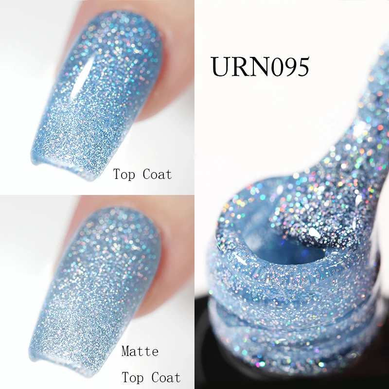 UR SUGAR 7.5ml Glitter Gel Nail Polish Sparkly Sequins UV LED Soak Off Varnish For Manicure Semi Permanent Nail Art Gel Polish