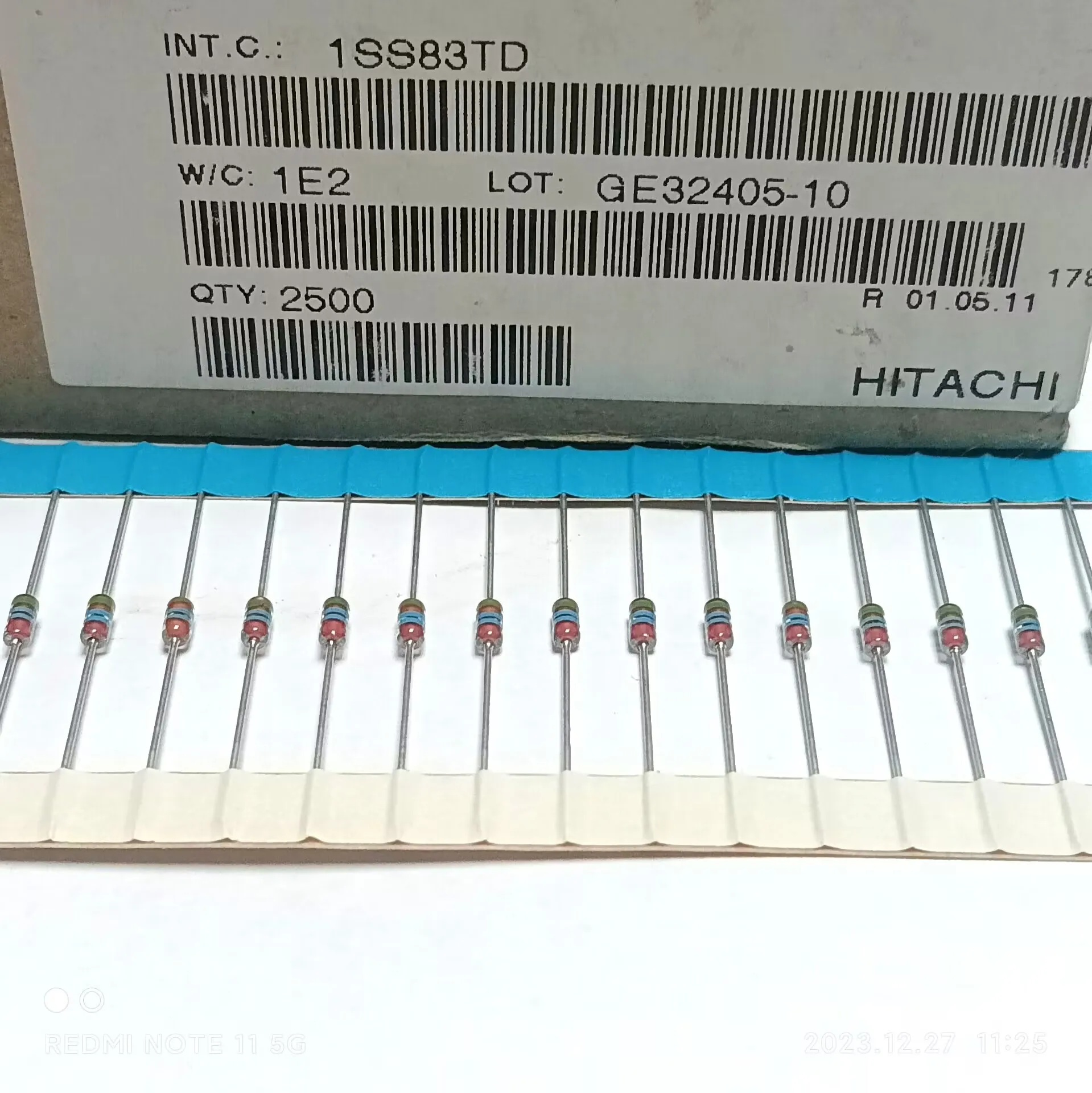 2500PCS/box new original/Hitachi 1SS83 ISS83 1SS83TD DO-35 high voltage switch diode