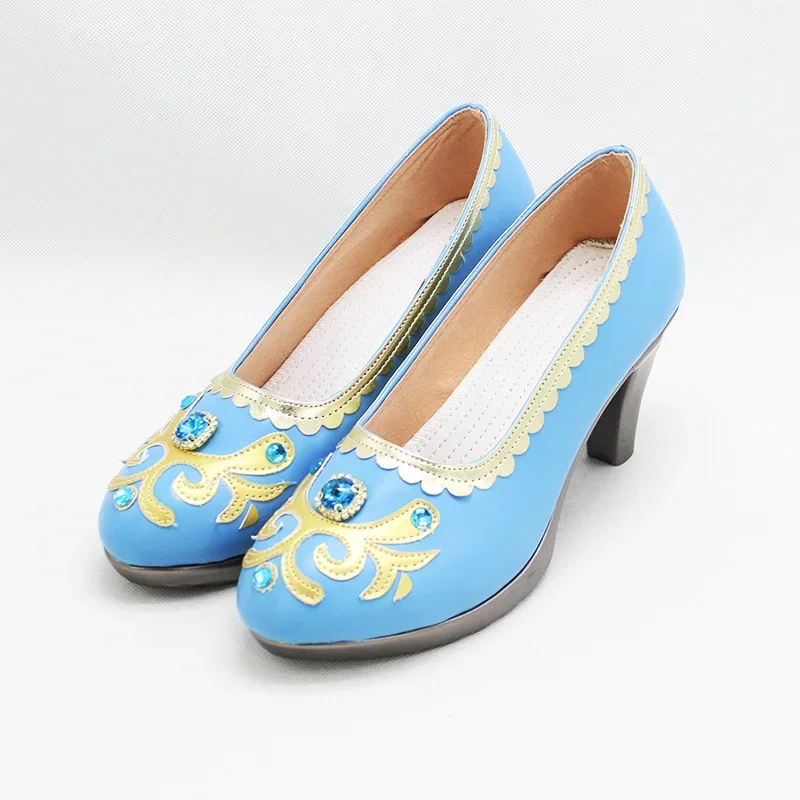 Melly Plinius Scarpe Cosplay Gioco Identità V Entomologo Sophia Cosplay Prop Scarpe in pelle PU Stivali di Halloween Realizzati su misura