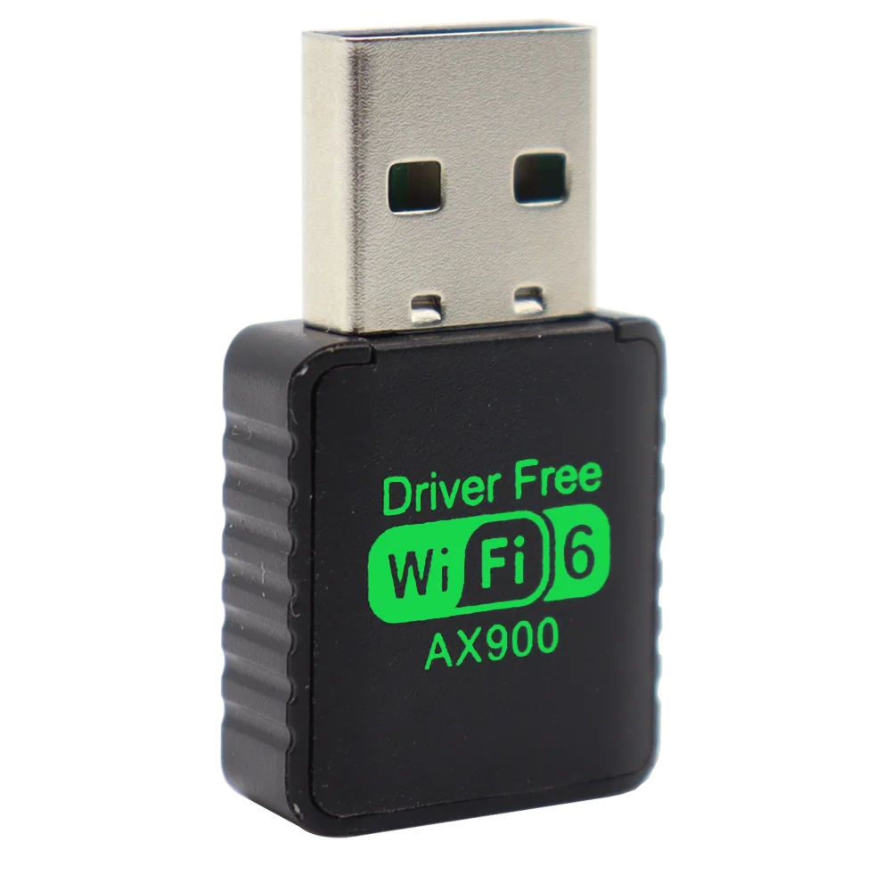 AX900 USB Adapter WIFI 6 External Wireless Network Card 2.4G&5GHz Wi-Fi USB For PC Laptop Win10 11 Driver Free