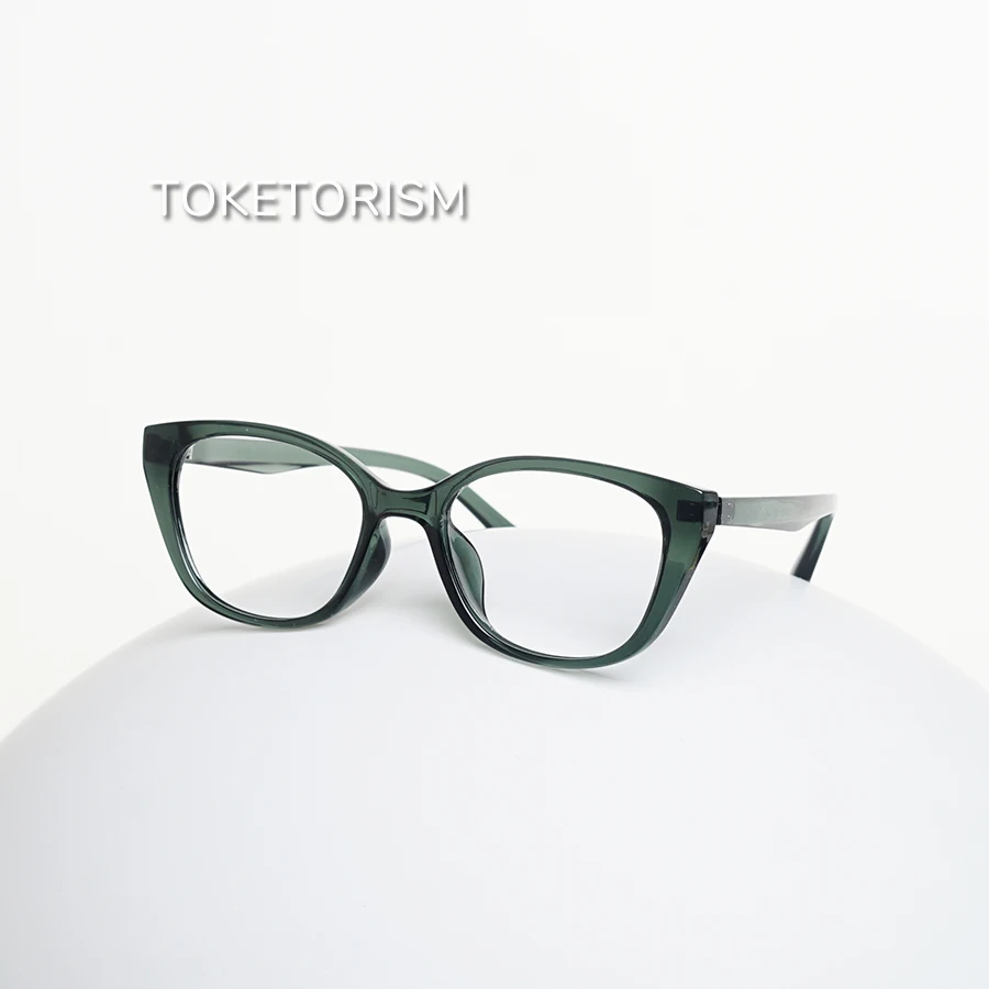نظارات Toketorism Vintage للنساء مع إطارات النظارات البصرية المضادة للعدسات الزرقاء #2
