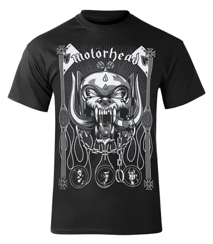 MOTORHEAD SNAGGLETOOTH T-Shirt mannen en vrouwen Korte Mouw Amerikaanse Retro Metal Band Tops Merk T-shirt Mannen sport Shirt
