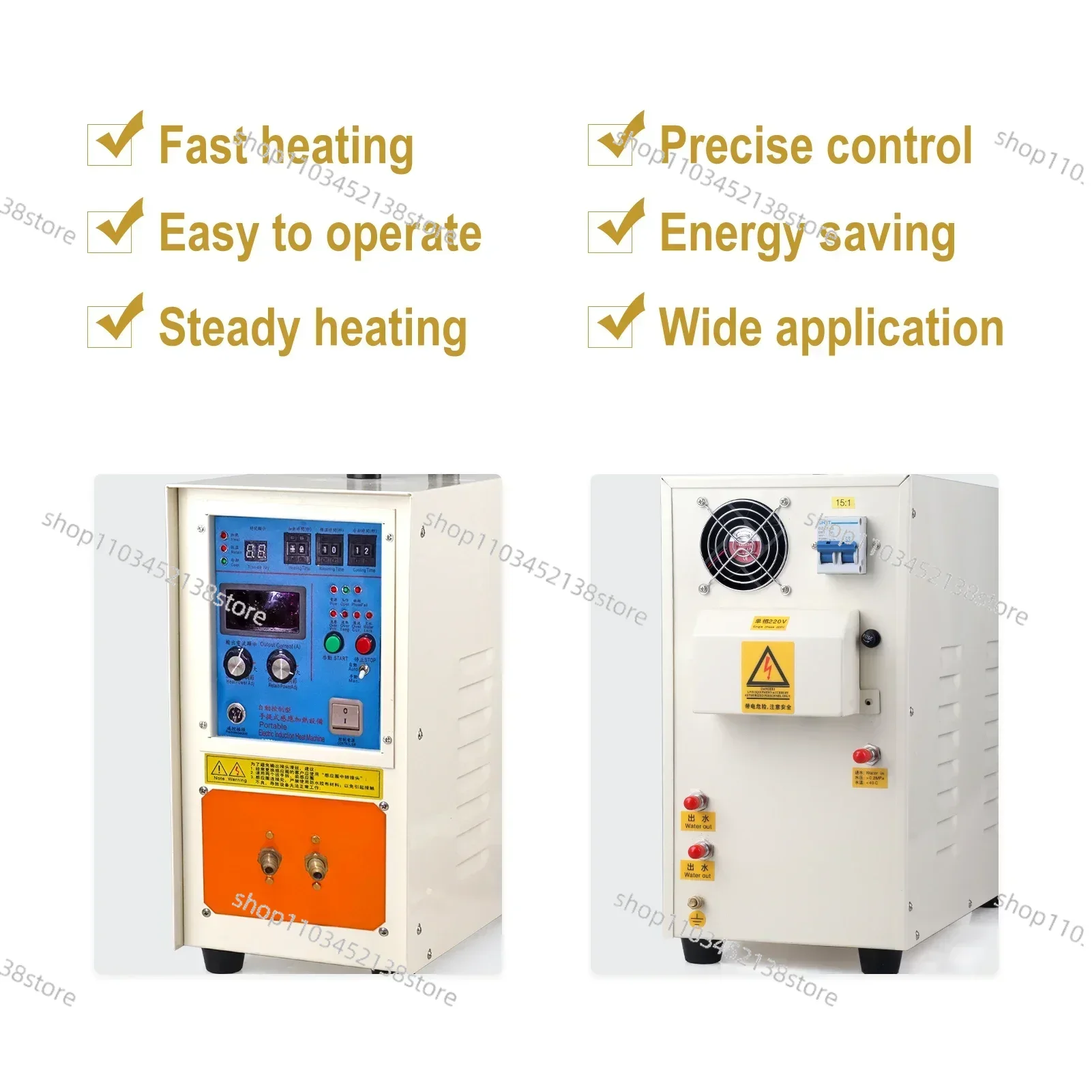 30-100KHz Three-phase Voltage 25KW High Frequency Induction Heater  380V