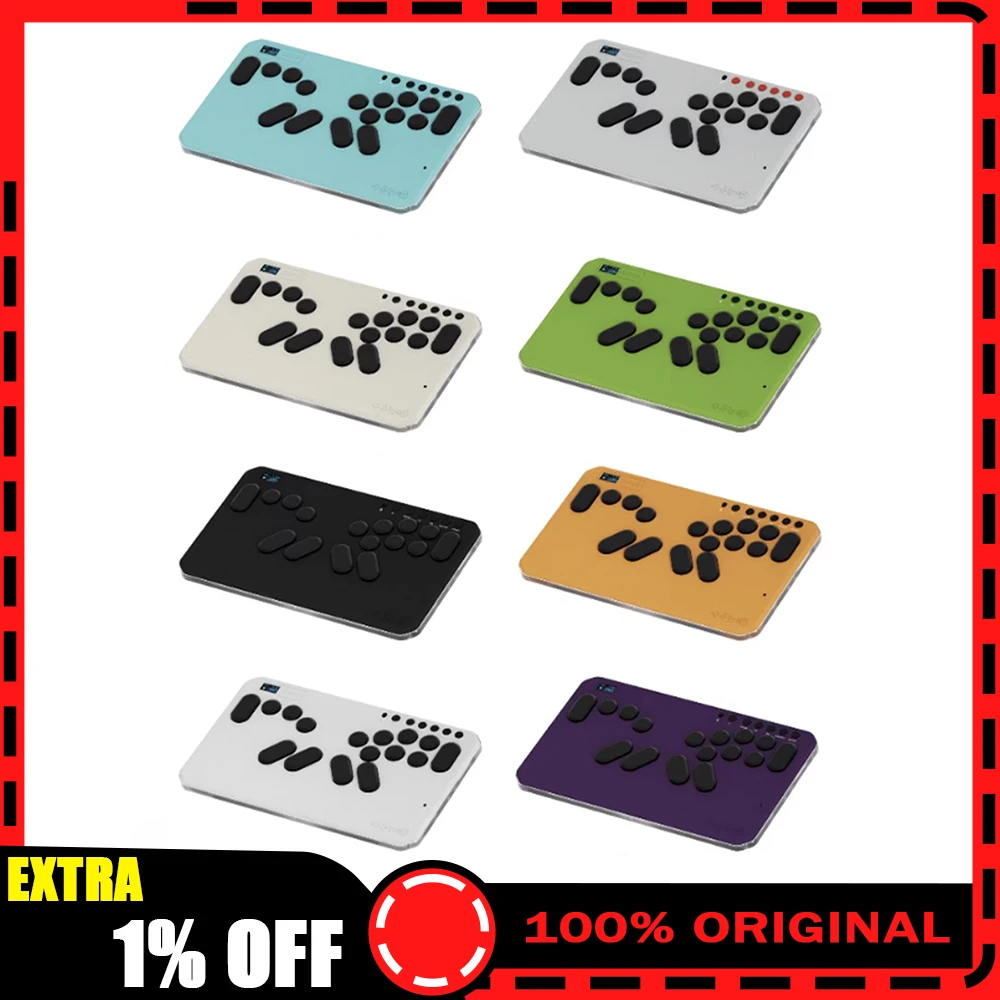 

DOIO KBGM-H07C + механическая клавиатура Hitbox из алюминиевого сплава, геймерская клавиатура, рокер, аркадная боевая клавиатура для PS5, переключатель Steam NS2, подарки