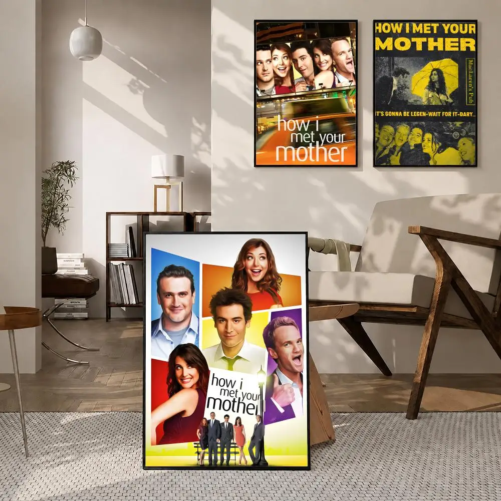 TV Series How I Met Your Mother Poster High-definition  stickers, suitable for bedroom, living room, home decoration