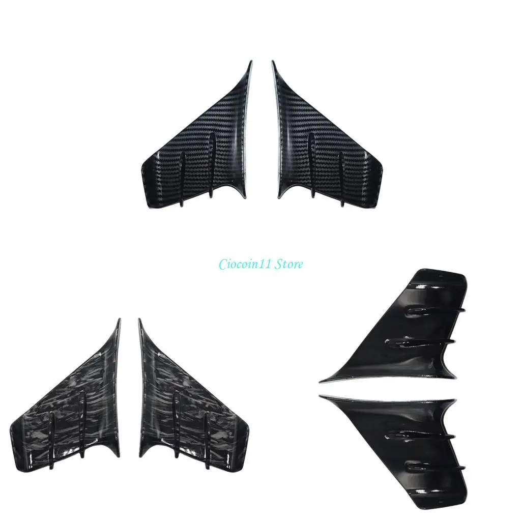 Y1ub دراجة نارية جناح الأجنحة الهوائية التصاميم ABS Universal Fit Deflector spoiler