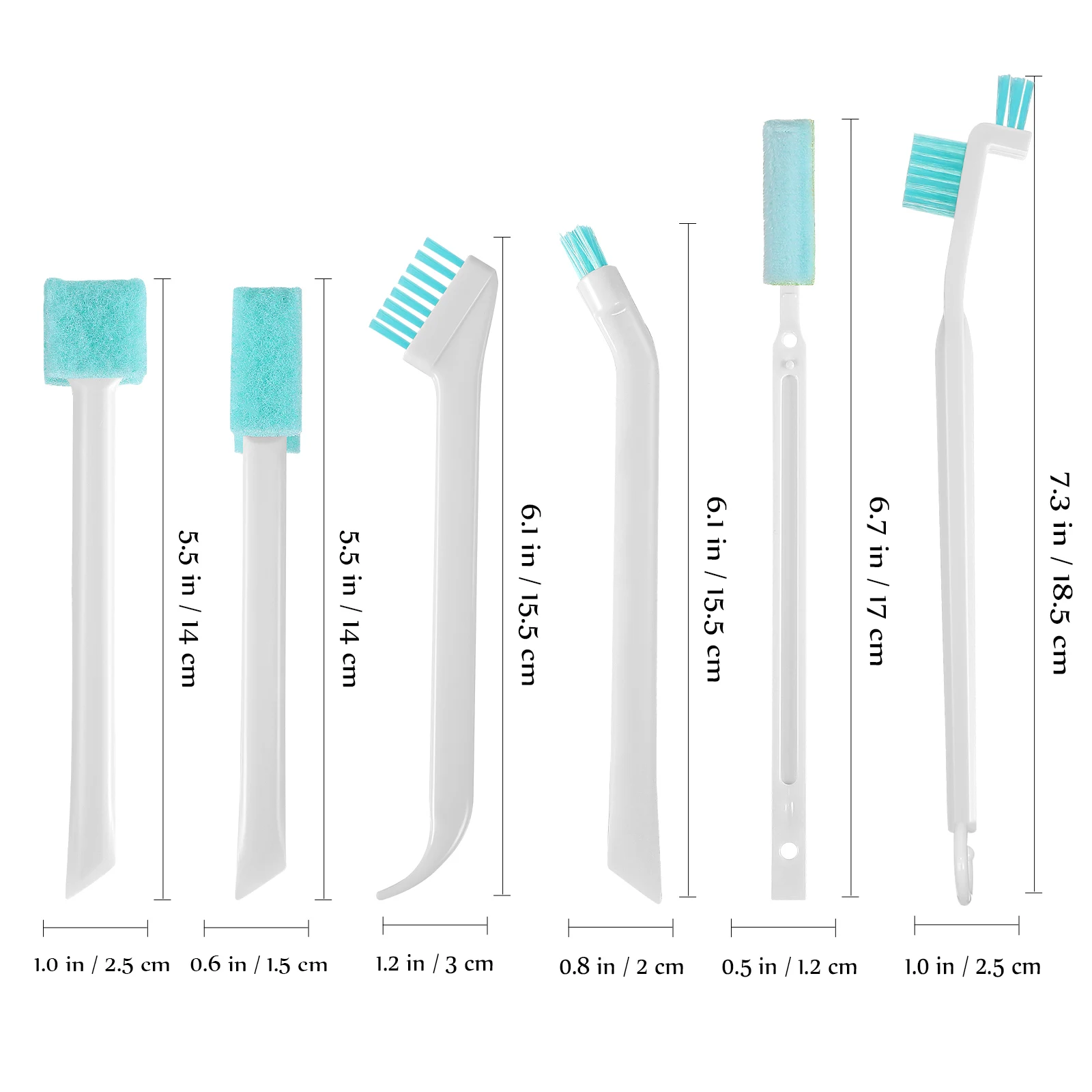 

Cleaning Brush Set Household Products Tools Cup Crevice Brushes for Fiber