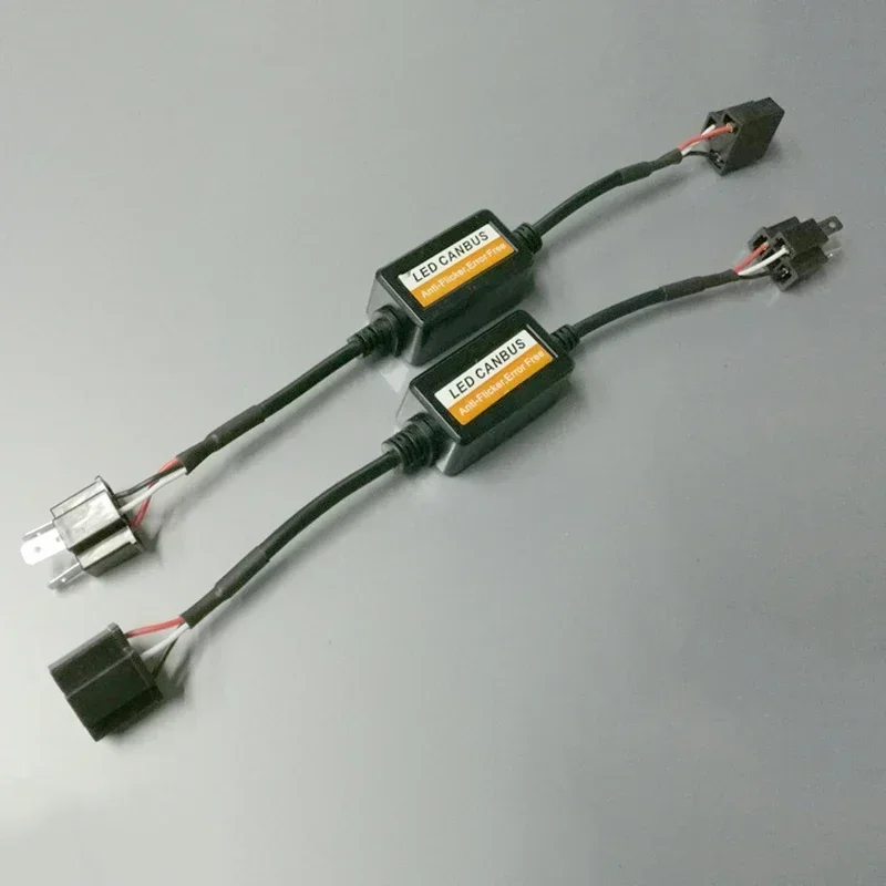 2 PCS H1/h3/h4/h7/h9/h11 12V Automotive LED Decoder Resistor Controller Car Accessories Fault Eliminator LED Canbus Decoder
