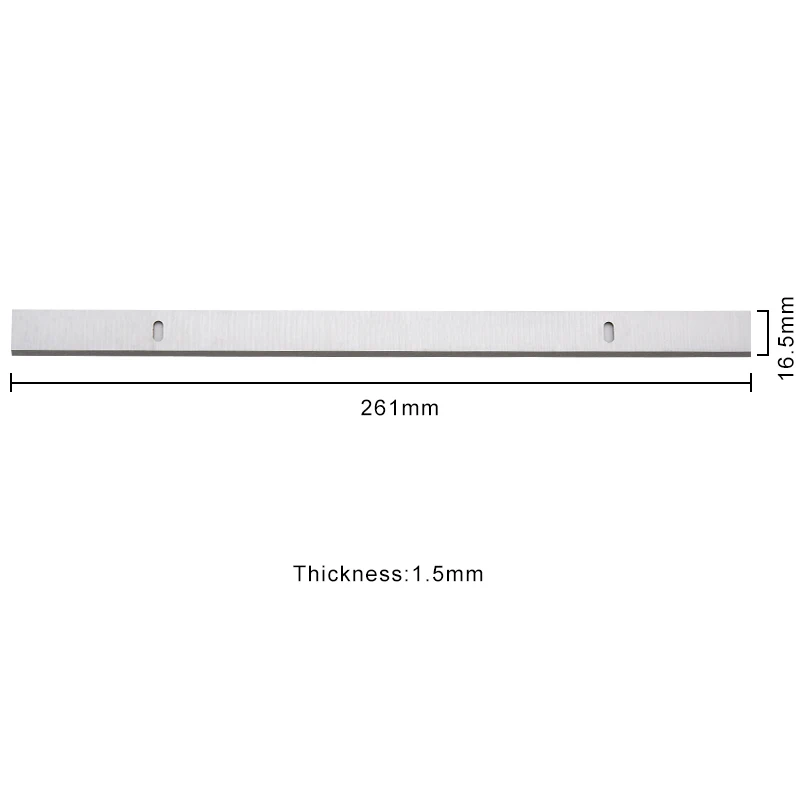 Staribs HSS سمك شفرة التخطيط 261x16.5x1.5 مللي متر سكين الخشب ل Scheppach HMS1070 و JET JPT-10B