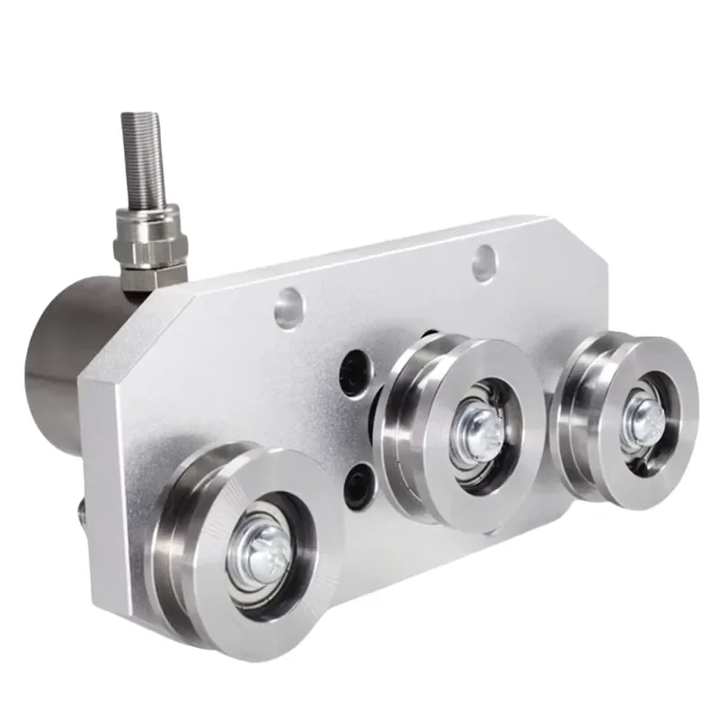 3 Pulley Wire Tension Measuring Sensor Alloy Steel/stainless Steel Tension Transducer for Textile Machine Winding Process