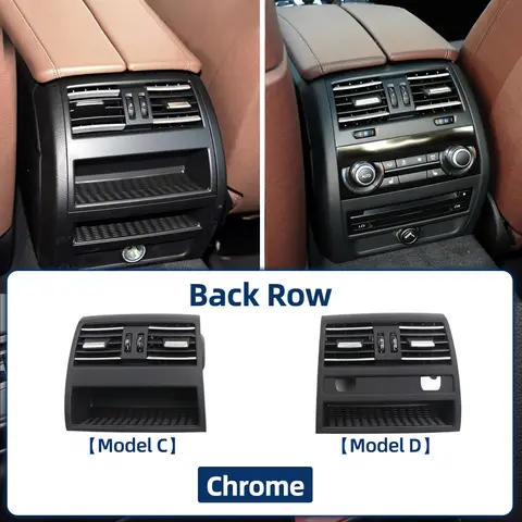 왼쪽 오른쪽 중간 후면 벤트 그릴 커버 어셈블리 배출구 그릴 패널 선택 BMW 5 시리즈 64229166883 64229166884