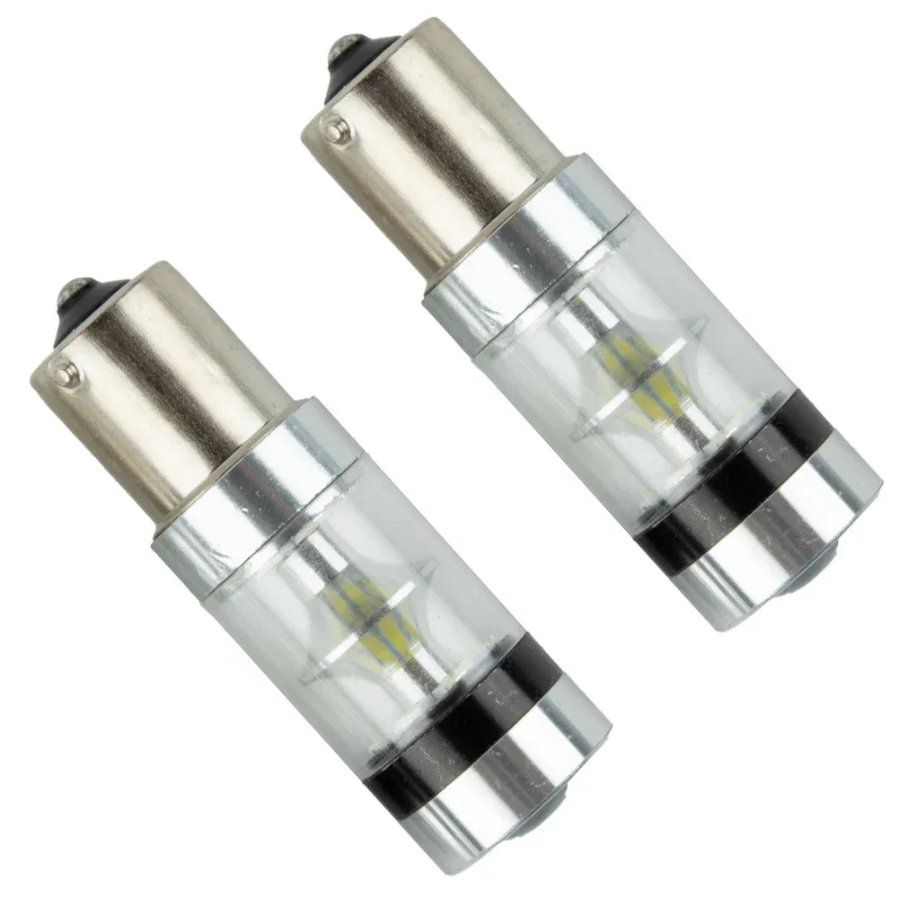 2x Car 100W 1156 LED Stop Reverse Light Canbus Bulb BA15S 382 P21W XBD Bright Turn Signal Lamps Car Truck Lighting Accessories