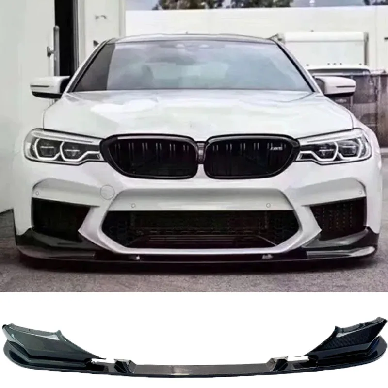

3 шт., передний бампер из углеродного волокна, диффузор, спойлер, сепаратор, комплект кузова для BMW F90 между 2018-В лет