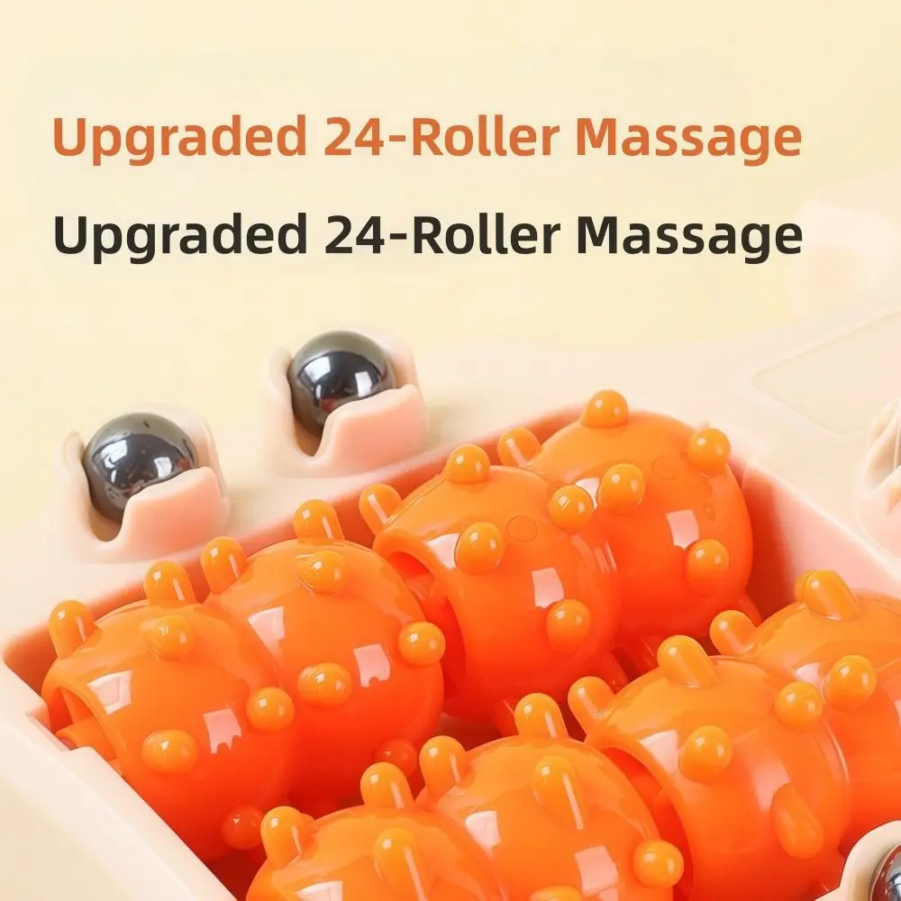 Rolo massageador de pés de pata de gato, terapia de acupressão, alívio da dor, massageador de ponto de acupuntura, circulação melhorada, portátil