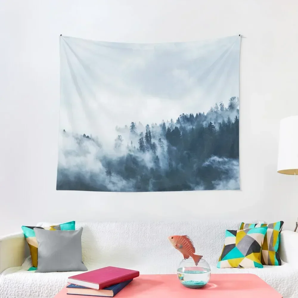 

Frosty Winter Forest Tapestry Room Decor Cute Tapete For The Wall Decorative Wall Mural House Decorations Tapestry