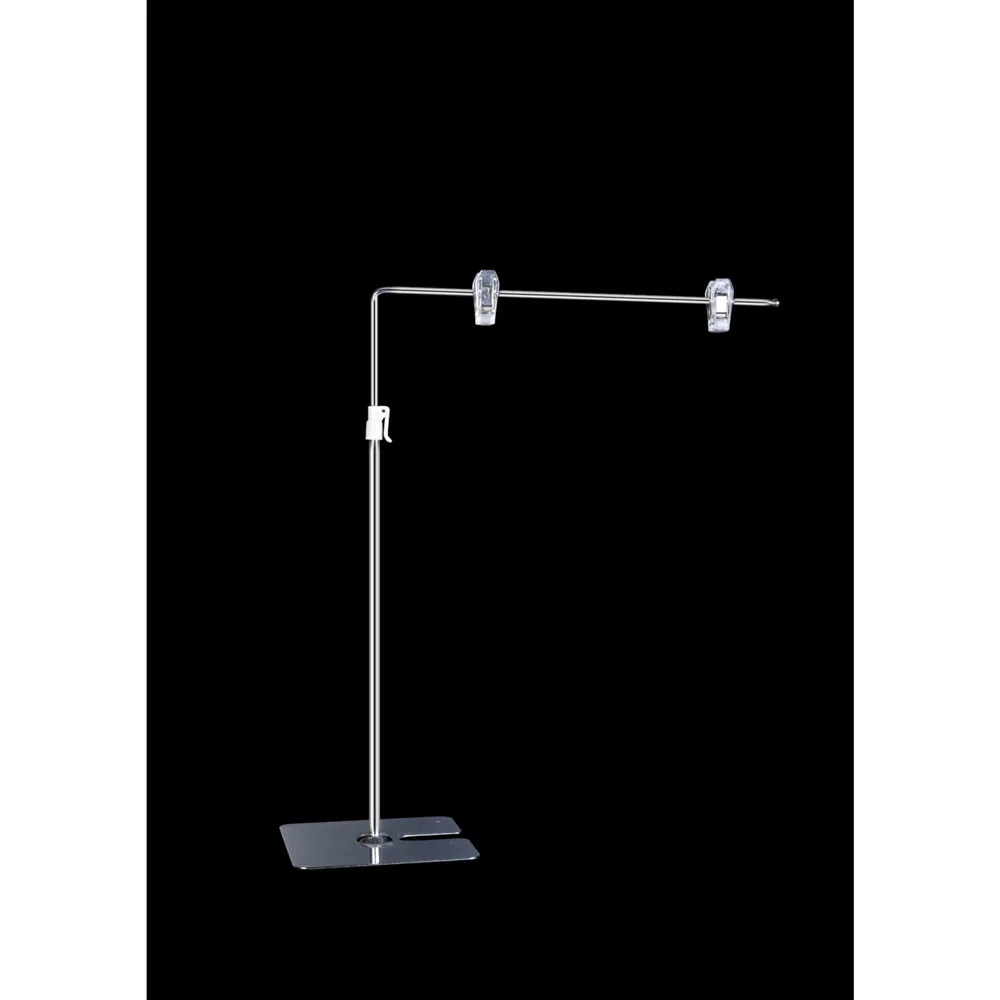 T Shape Display Stand For Supermarket Store Metal Poster Stand