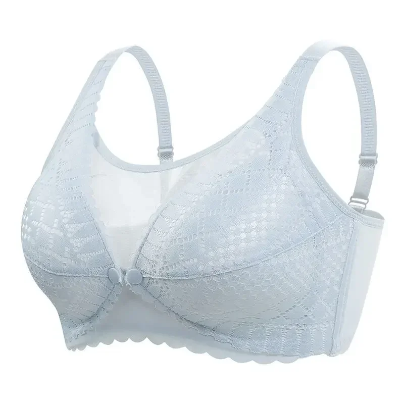 Front Button Maternity Nursing Bra Adjustable Gathered Underwear Comfortable Breastfeeding Bra for Feeding Pregnant Women Clothe