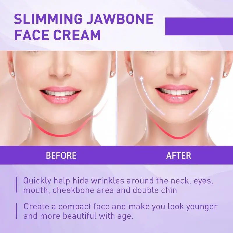 Thin jawbone face cream V face face cream thin cheekbones thin masseter chin retraction double chin face cream