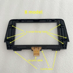 7 Inch Glass Touch Screen Panel Digitizer Lens Sensor For 2016-2018 Year Mazda 6 Car Radio DVD Player GPS Navigation
