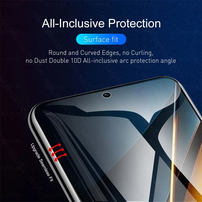 PocoX6Pro PocoX6 5G Case 2PCS Soft Hydrogel Film For Xiaomi Poco X6 Pro 5G Screen Protector Not Glass Little Poko X 6 X6Pro 5G