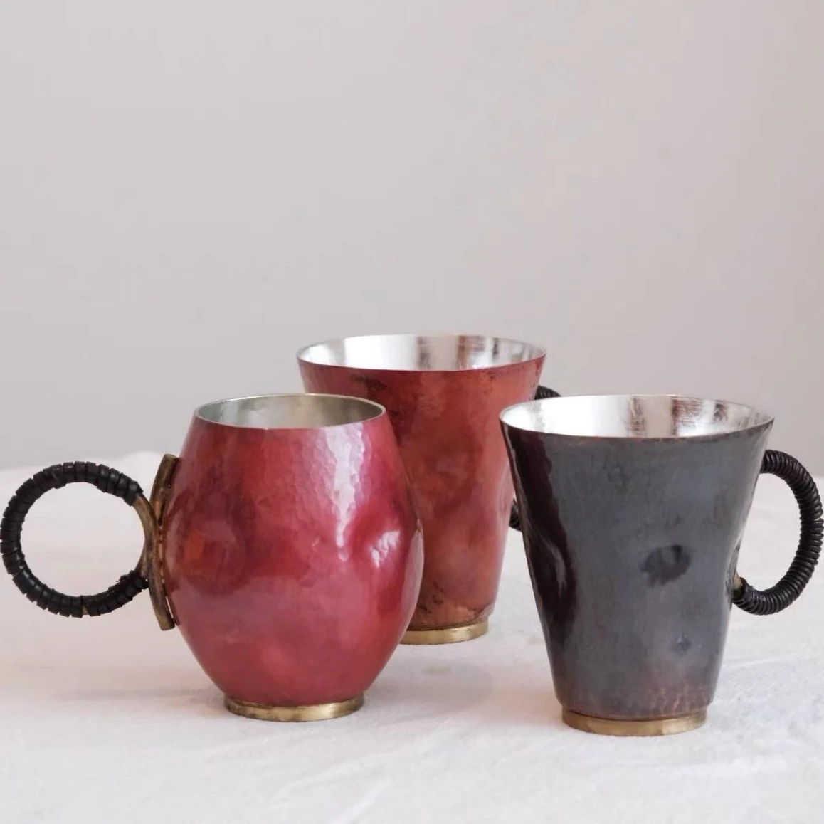 

Pure Copper Coffee Mug ,Handcrafted Retro Engraving Hammer Texture 260 ml Beer Moscow Mule Tumbler Water Cup,Tea Water Tableware